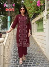 Savi Vol 1 By Mystic 9 Vertican Kurti With Bottom Wholesalers In Surat